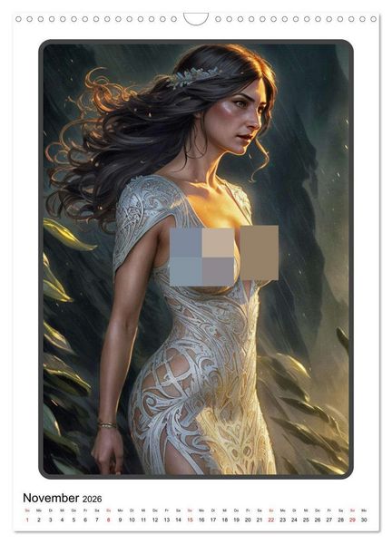 Produktbild: Modefantasien (Wandkalender 2026 DIN A3 hoch), CALVENDO Monatskalender