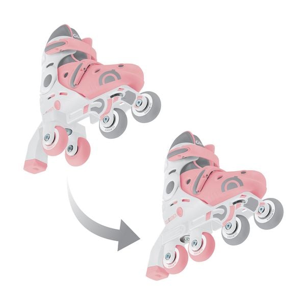Produktbild: GLOBBER LEARNING SKATES 2in1 pastellrosa, Gr. 26-29