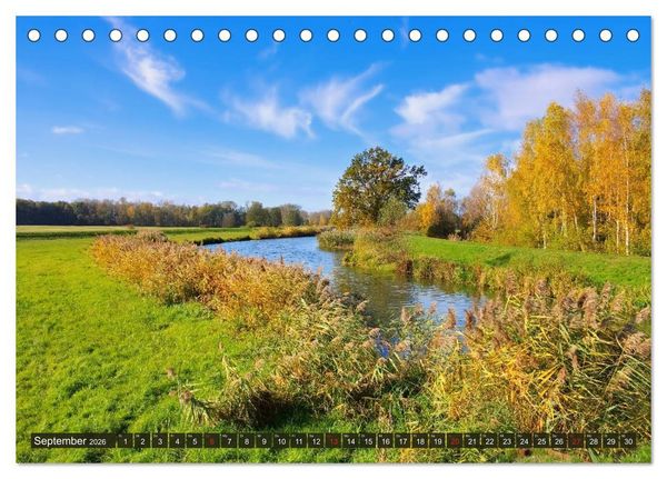 Produktbild: Spreewald - Malerische Kulturlandschaft in Brandenburg (Tischkalender 2026 DIN A5 quer), CALVENDO Monatskalender