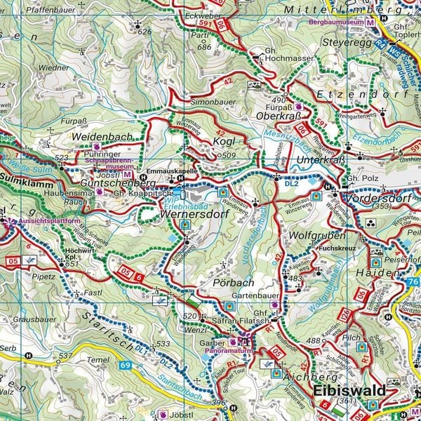 Produktbild: freytag & berndt Wanderkarte WK 411 Steirisches Weinland, S&uuml;dweststeiermark 1:50.000