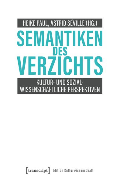 Produktbild: Semantiken des Verzichts
