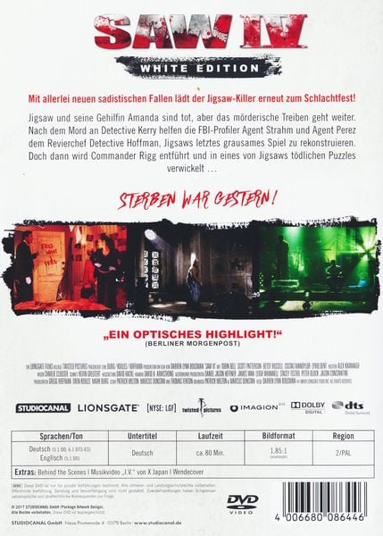 Produktbild: Saw IV - White Edition