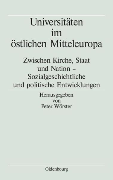 Produktbild: Universit&auml;ten im &ouml;stlichen Mitteleuropa