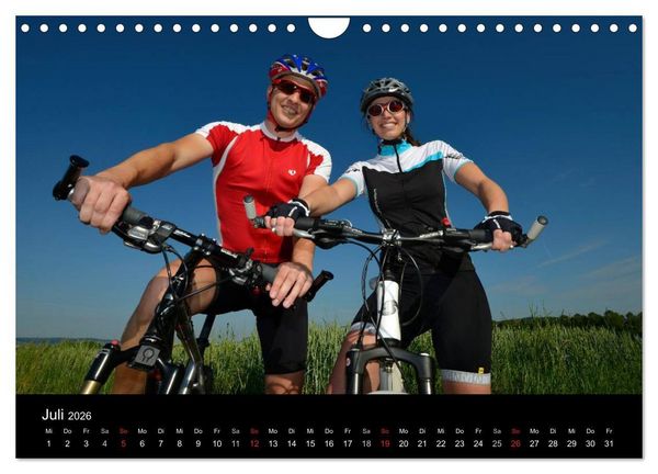 Produktbild: BIKE and FUN (Wandkalender 2026 DIN A4 quer), CALVENDO Monatskalender