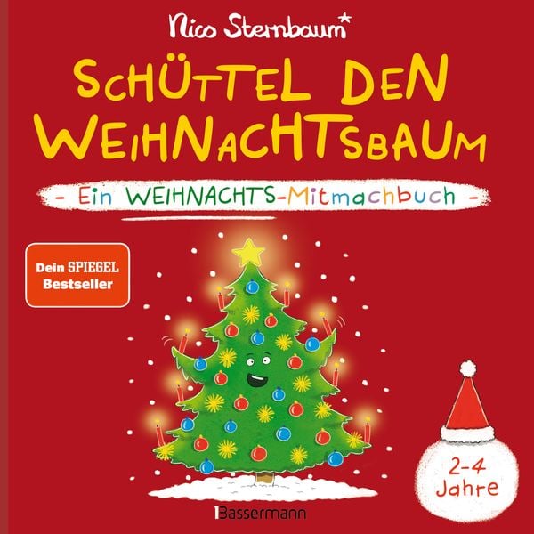 Schüttel den Weihnachtsbaum. Ein Weihnachts-Mitmachbuch zum Schütteln, Schaukeln, Pusten, Klopfen und sehen, was dann pa