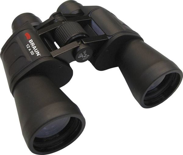 Produktbild: Braun Phototechnik Fernglas 20125 12 x 50mm Porro Schwarz 20125