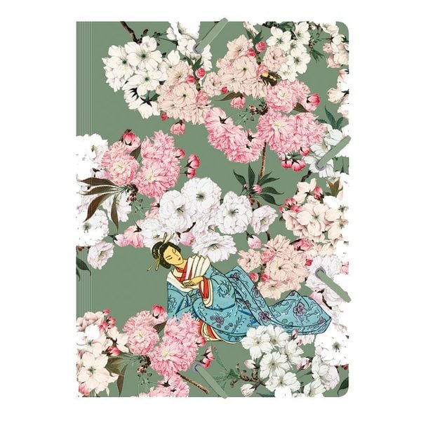 Produktbild: Sammelmappe de Luxe A4, Geisha ruhend