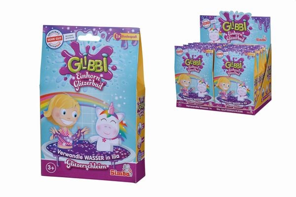 Glibbi Einhorn Glitzerbad