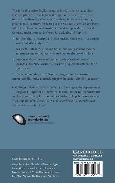Produktbild: An Introduction to the New Testament Manuscripts and Their Texts