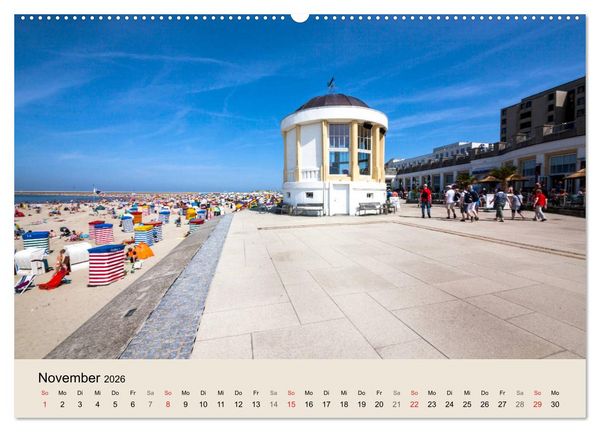 Produktbild: Nordseeinsel Borkum - Inselrausch im Hochseeklima (Wandkalender 2026 DIN A2 quer), CALVENDO Monatskalender