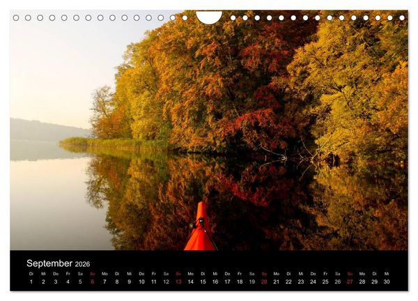 Produktbild: WasserSpiegel Mecklenburgische Seenplatte (Wandkalender 2026 DIN A4 quer), CALVENDO Monatskalender