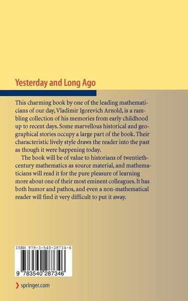 Produktbild: Yesterday and Long Ago