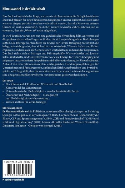 Produktbild: Klimawandel in der Wirtschaft