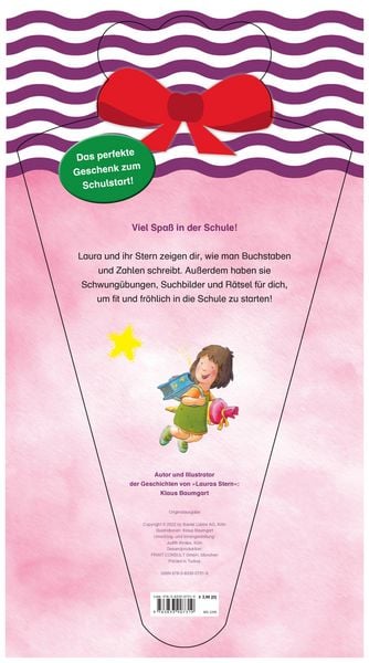 Produktbild: Mein fr&ouml;hlich-buntes Schult&uuml;tenbuch mit Lauras Stern