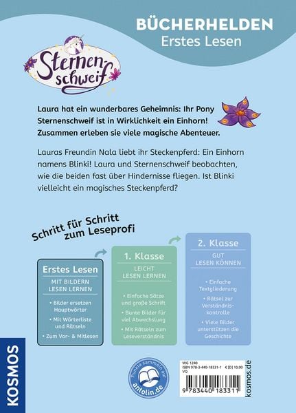 Produktbild: Sternenschweif, B&uuml;cherhelden Erstes Lesen, Das magische Steckenpferd