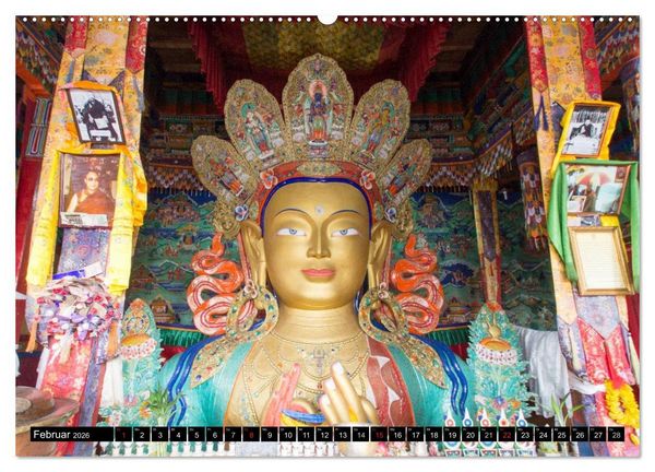 Produktbild: Buddhistisches Klein-Tibet (Wandkalender 2026 DIN A2 quer), CALVENDO Monatskalender