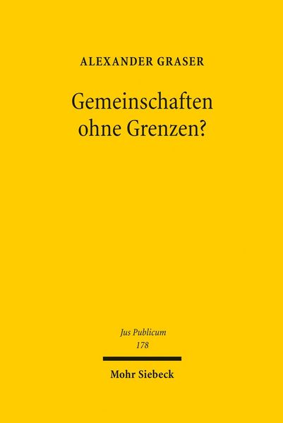 Produktbild: Gemeinschaften ohne Grenzen?