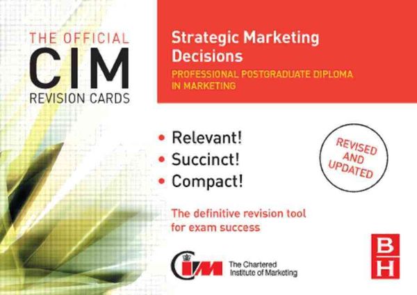 Produktbild: Beamish, K: CIM Revision Cards Strategic Marketing Decisions