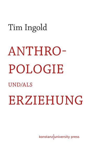 Produktbild: Anthropologie und/als Erziehung
