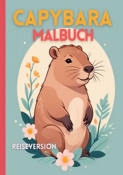 Produktbild: Capybara Malbuch | A5 Reiseversion