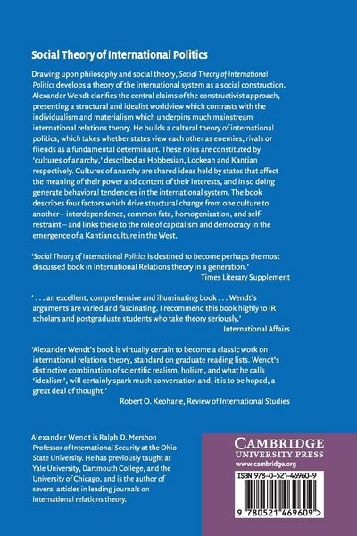 Produktbild: Social Theory of International Politics