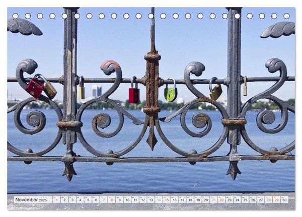 Produktbild: Hansestadt Hamburg (Tischkalender 2026 DIN A5 quer), CALVENDO Monatskalender