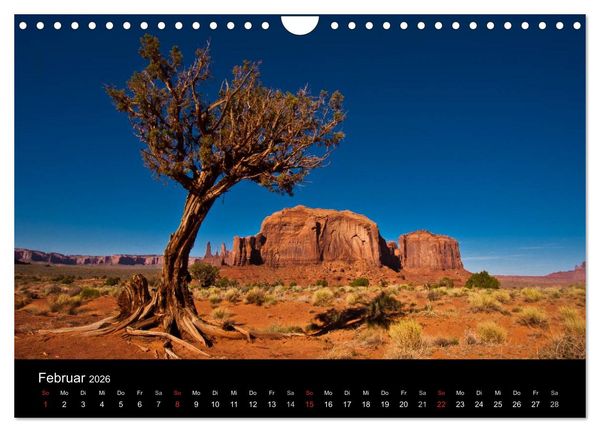 Produktbild: Die Landschaften Nordamerikas (Wandkalender 2026 DIN A4 quer), CALVENDO Monatskalender