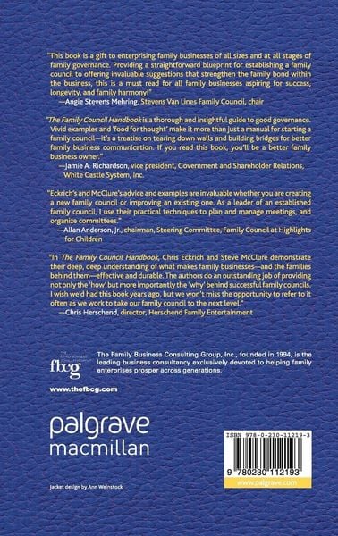 Produktbild: The Family Council Handbook