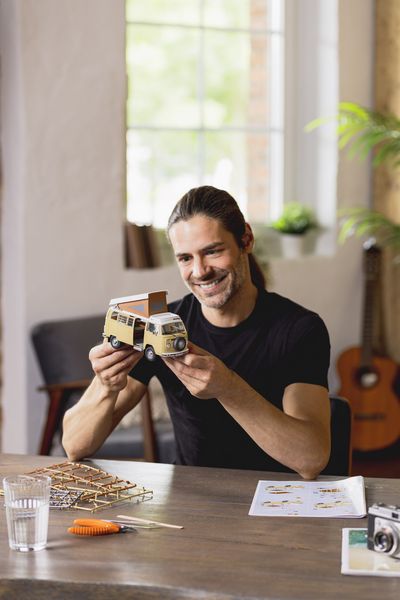 Produktbild: VW T2 Camper (Click System), Revell Bausatz zum Zusammenstecken mehrfarbig