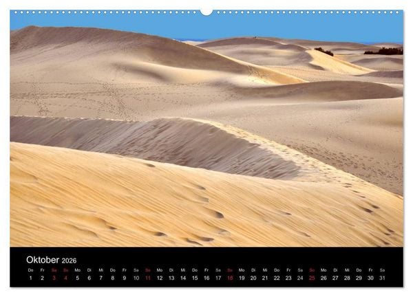 Produktbild: GRAN CANARIA/D&uuml;nen von Maspalomas (hochwertiger Premium Wandkalender 2026 DIN A2 quer), Kunstdruck in Hochglanz