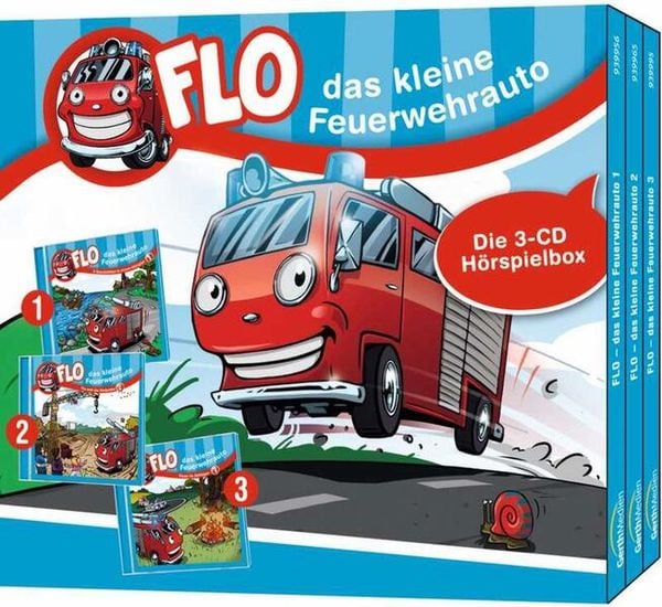 Flo - das kleine Feuerwehrauto - Die 3-CD Hörspielbox 1 - Christian Mörken, CD, 4029856641812
