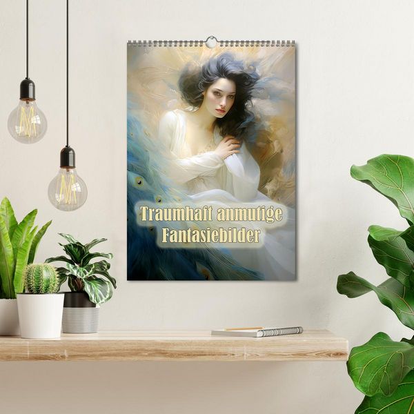 Produktbild: Traumhaft anmutige Fantasiebilder (Wandkalender 2026 DIN A3 hoch), CALVENDO Monatskalender