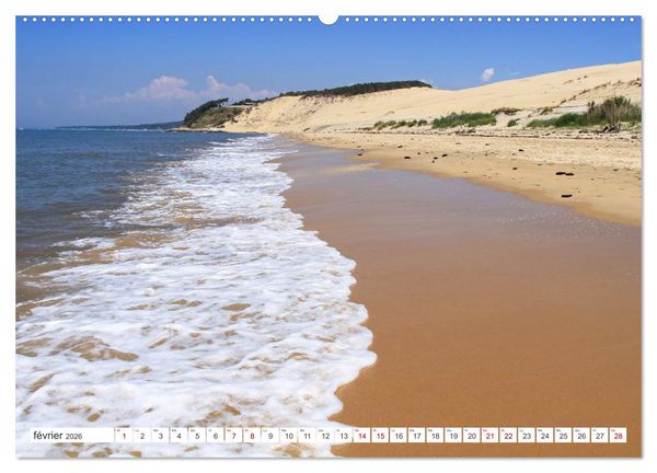 Produktbild: D&eacute;couvrir la r&eacute;gion Nouvelle-Aquitaine (Calendrier mural 2026 DIN A2 vertical) calendrier de bureau