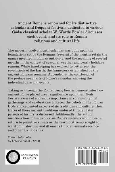 Produktbild: The Roman Festivals of the Period of the Republic