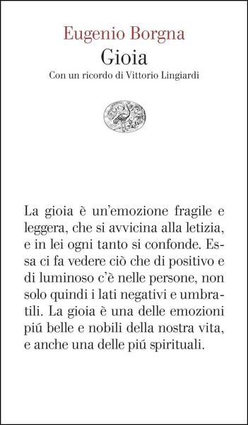 Produktbild: Gioia. Con un ricordo di Vittorio Lingiardi