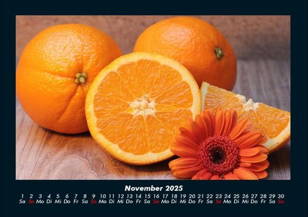 Produktbild: Fr&uuml;chte 2025 Fotokalender DIN A4