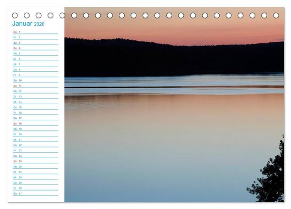 Produktbild: Urlaubsparadies Scharm&uuml;tzelsee (Tischkalender 2026 DIN A5 quer), CALVENDO Monatskalender
