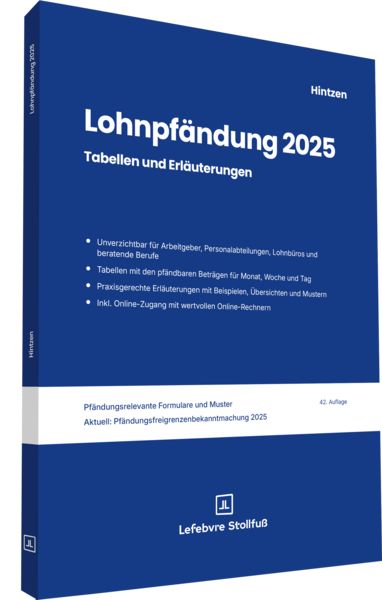 Produktbild: Lohnpf&auml;ndung 2025