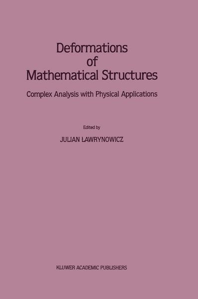 Produktbild: Deformations of Mathematical Structures
