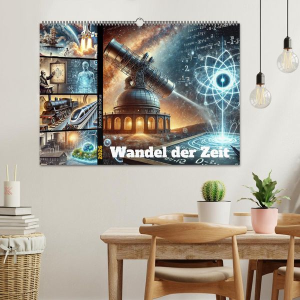 Produktbild: Fortschritt im Fokus - Wandel der Zeit (Wandkalender 2026 DIN A2 quer), CALVENDO Monatskalender