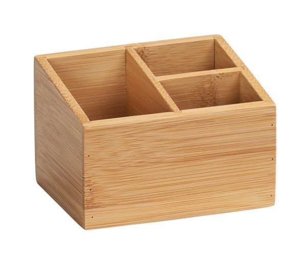 Produktbild: Bambus Organizer Mod. Terra 3 F&auml;cher, 2er Set, vielseitig einsetzbar