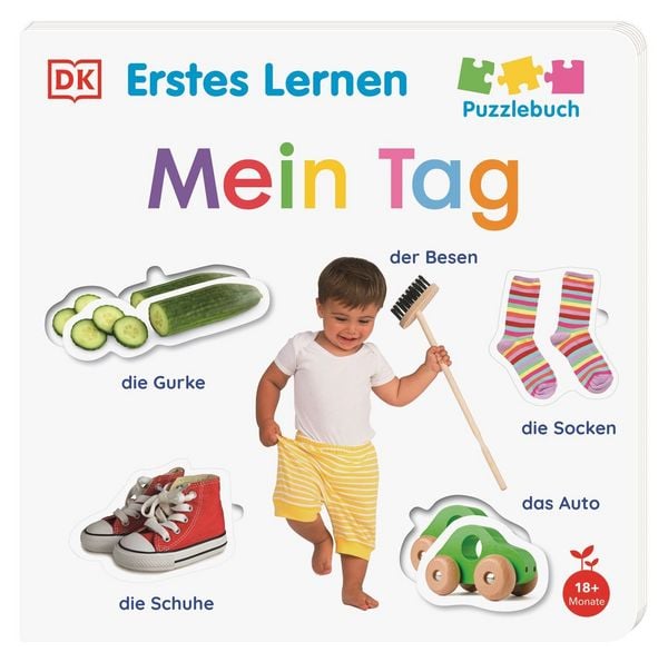 Erstes Lernen Puzzlebuch. Mein Tag, Gebundene Ausgabe von DK Erstes Lernen, DK Verlag Dorling Kindersley, 978-3-8310-5324-7