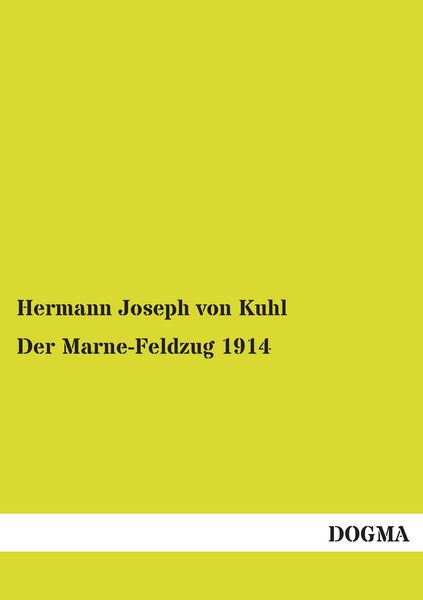 Produktbild: Der Marne-Feldzug 1914