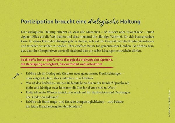 Produktbild: Partizipation in Krippe und Kita. 40 Reflexionskarten f&uuml;r die Teamarbeit
