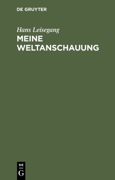 Produktbild: Meine Weltanschauung