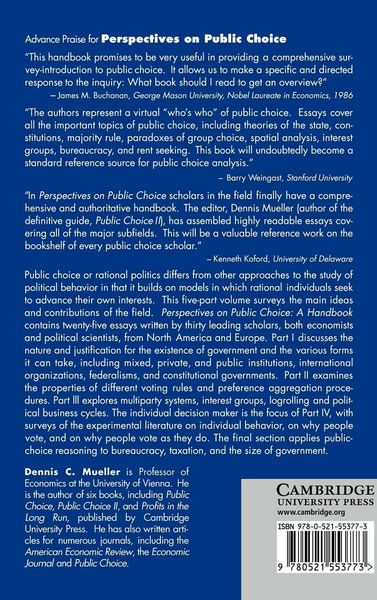 Produktbild: Perspectives on Public Choice