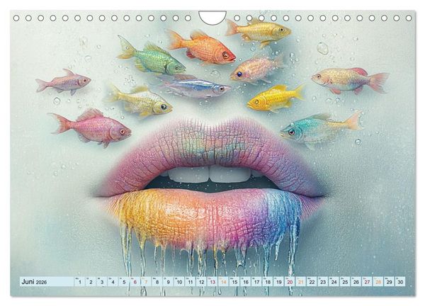 Produktbild: Freitag ist Fischtag (Wandkalender 2026 DIN A4 quer), CALVENDO Monatskalender