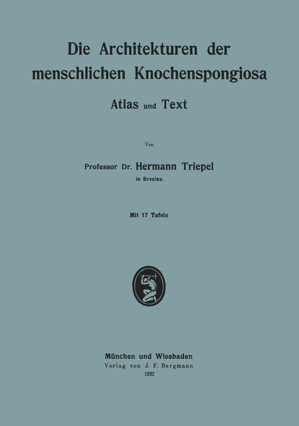 Produktbild: Die Architekturen der menschlichen Knochenspongiosa