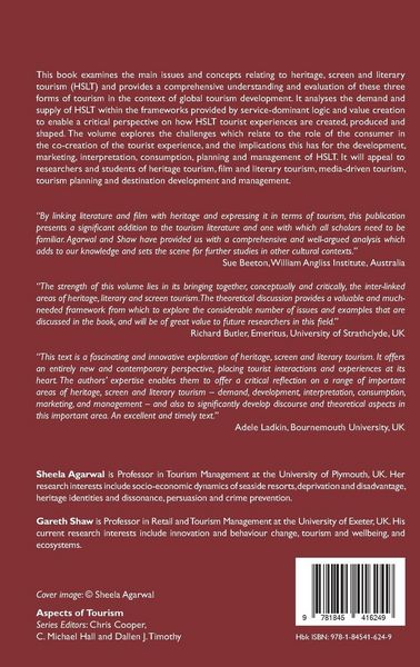 Produktbild: Heritage, Screen and Literary Tourism