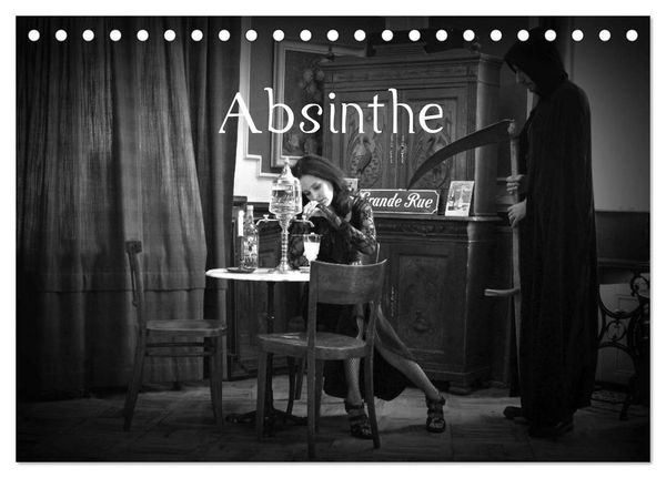 Absinthe (Tischkalender 2024 DIN A5 quer), CALVENDO Monatskalender